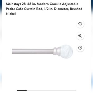 NWT curtain rods